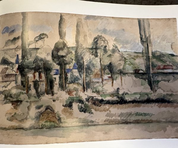 Cezanne's landscape painting